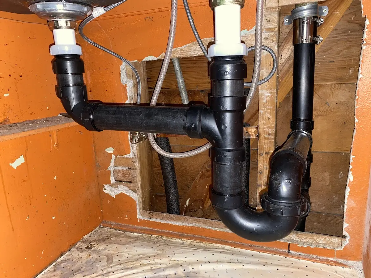 Professional Repiping Services equipment and tools on the job in Kenmore